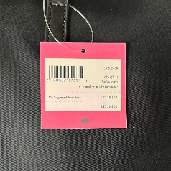 Kate Spade Black and Gold Laptop Bag NWT - Picture 4 of 8